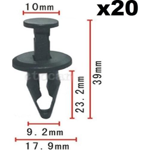 20pcs Front Bumper Fascia Retainer Clip Fastener for FORGM 10157900 11517803,15993201