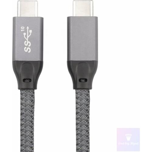 Full Featured USB 3.1 Gen 2 Type C PD 100W USB-C to USB-C Cable with E-Marker Chip Support 4K Video 5A PD Charge