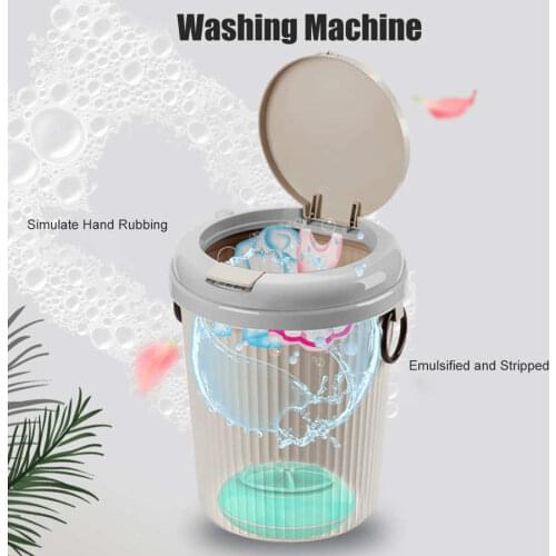 8L Portable Mini Ultrasonic Washing Machine Dirty Clothes Turbine Cleaning Laundry Washer Travel Business Mini Washing Machine