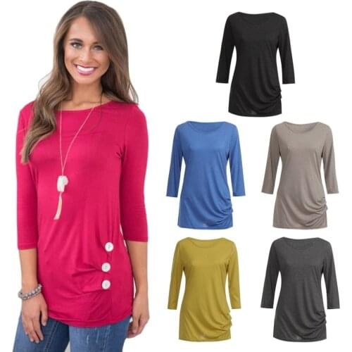 Plus Size S-5XL Plain Tshirt Women Casual Slim Harajuku T-shirts Long Sleeves Female Cotton Shirts Skinny Tee Tops Clearance