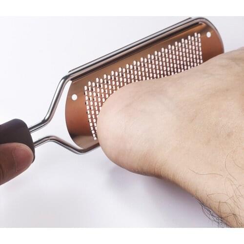 Foot File Rasp Stainless Steel Wet Dry Foot Dead Skin Remover Clean Toenail Care Pedicure Foot Care File Callus Tool Double Side