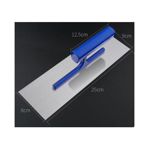 Construction Tools 25x8x9cm High quality steel Wall Plasterers Plastering Trowel with Comfort Handle Putty Knife Hand Tools