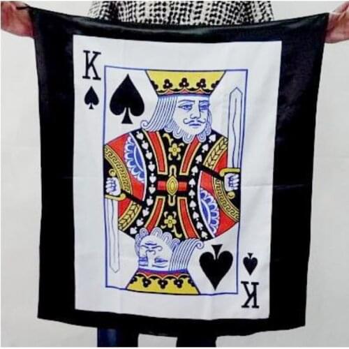 Bag To Poker Streamer (King Of Hearts) - Magic Trick,Accessories,Card,Mentalism,Stage,Close-Up,Fun,Magia Toys Joke Gadget