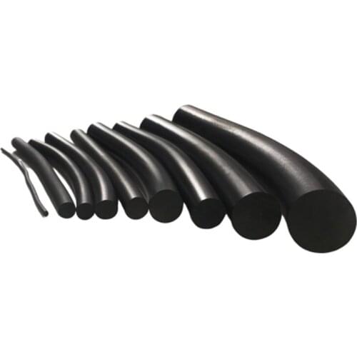 5meters O-shaped rubber solid round sealing strip black oil-resistant rubber round cylindrical sealing strip
