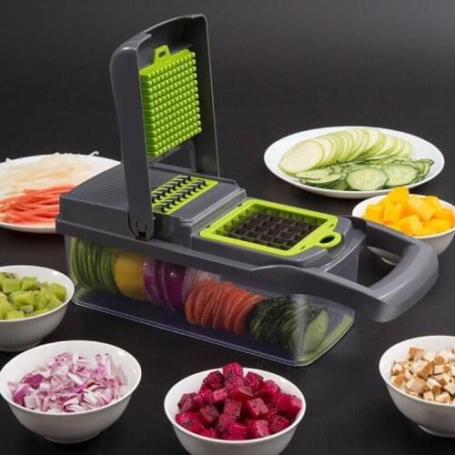 YOMDID Multifunctional Vegetable Cutter Potato Peeler Shredder Vegetable Chopper Practical Fruits Vegetable Slicer Kitchen Tools