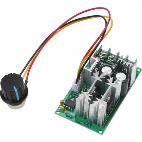 1PCS 12V/24V/36V/48V/60V 1200W 20A PWM FAN Controller DC Motor Speed Control