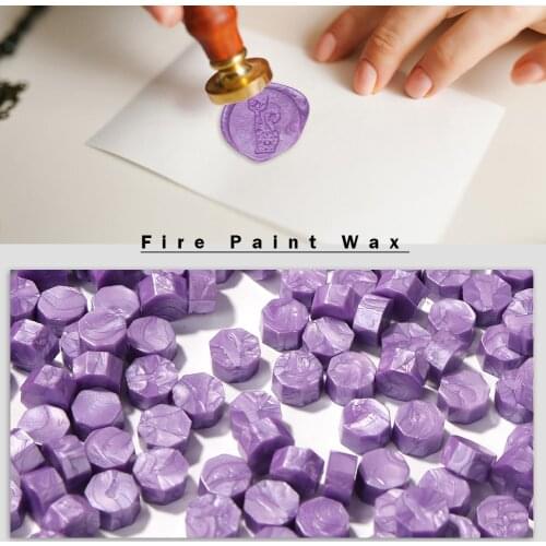 100Pcs Seal Stamp Wax Seal beans Stamp Beads for Envelope Wedding Birthday Party Invitation Sealing Wax stamp Making Tools
