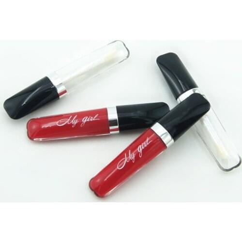 100pcs Lip Gloss Wand Tubes, 4ml Empty Lip Gloss Containers with Black Cap, Lipgloss Lip Balm Bottles