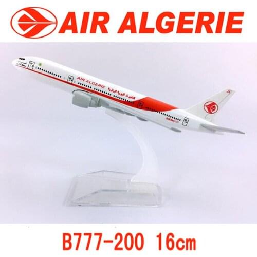 16CM 1:400 B777-200 model Air Algeria airlines W plastic base alloy aircraft plane collectible display model collection