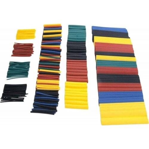 328PCS Insulated Wire Casing Heat Shrinkable Tube Color Environmental Protection Flame Retardant Heat Shrinkable Tube Set