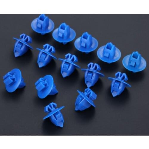 50Pcs Auto Fastener Clip 8mm Hole Guard Board Shield Retainers Push Type Nylon Rivets Clips For Toyota Camry Han Landa D126