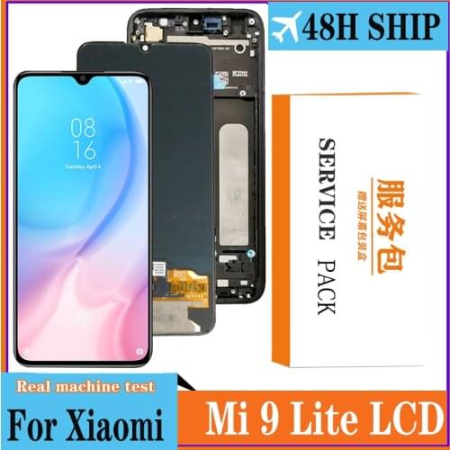 6.39" AMOLED for Xiaomi Mi 9 Lite Mi9 Lite LCD Display Touch Screen Digitizer Xiaomi Mi CC9 LCD Screen Replacement Part LCD