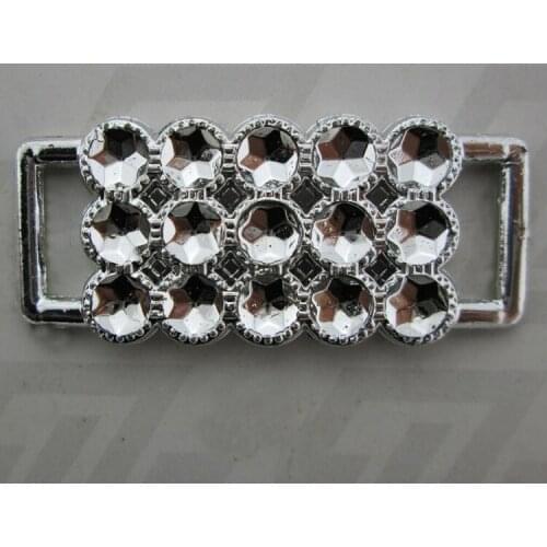 AB71 12mm)20pcs Fashion Acrylic Crystal Bikini Connectors/ Buckle For Swimming Wear Bikini Decoration