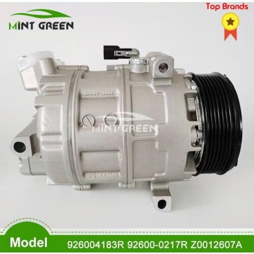 AC A/C Air Conditioning Compressor Cooling Pump for RENAULT CAPTUR Clio 0.9 1.2 926000217R 926004183R 92600-0217R Z0012607A