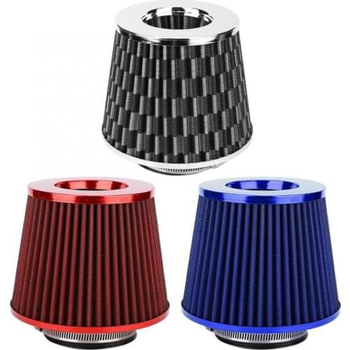 Car Universal 63mm Iron High Flow Air Multi Diameter Mushroom Head Air Filter Kit Air Intake Filter car accessories