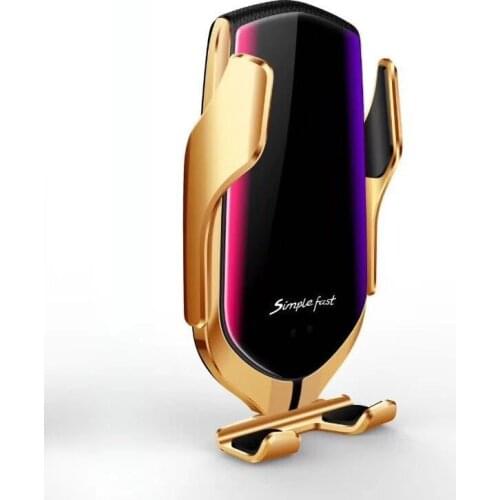 R1 / R2 on-board wireless charger factory infrared automatic induction vehicle-mounted mobile support wireless charger