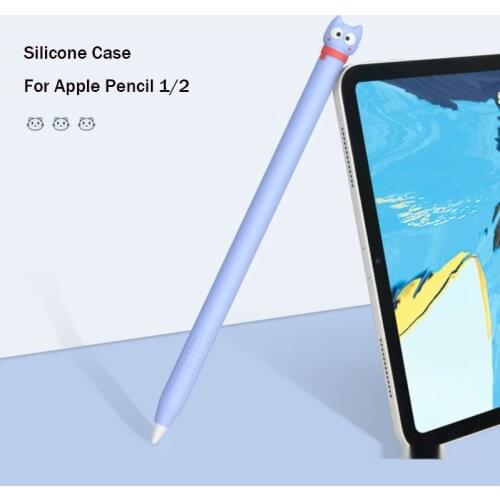 Case for Apple Pencil 1st Gen Cute Cartoon Soft Silicone Sleeve Cover Apple Pencil 2nd Accessories Kit for iPad Pro 11 12.9 inch