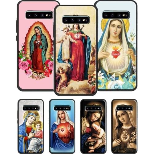 Mother Virgin Mary Case For Samsung Galaxy S21 Ultra S20 FE S8 S9 S10 Plus S10e Note 20 Ultra 9 Note 10 Plus
