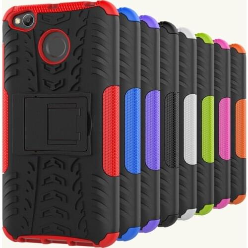 Case For Xiaomi Redmi 4X 5.0 inch Iron man Cool TPU Hybrid Armor stand holder soft Phone Case funda coque For Xiaomi Redmi 4X