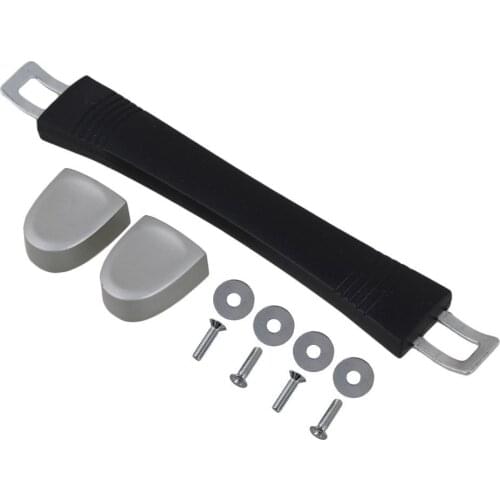 14.5cm Black Plastic Replacement Suitcase Luggage Handle w/Screws