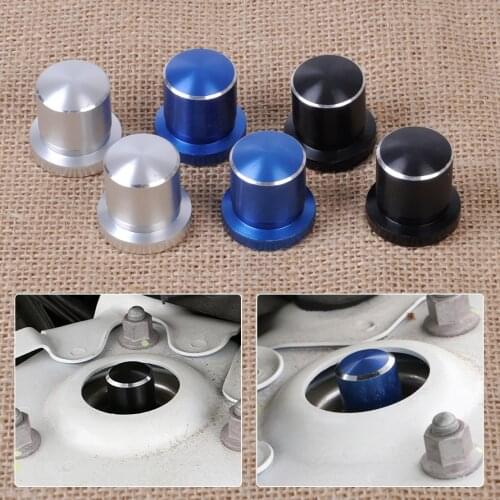CITALL 2pcs Shock Absorber Dustproof Screw Metal Cap for Mazda 2 3 5 CX-5 CX-7 CX-9 Mitsubishi 2008 2009 2010 2011-2015