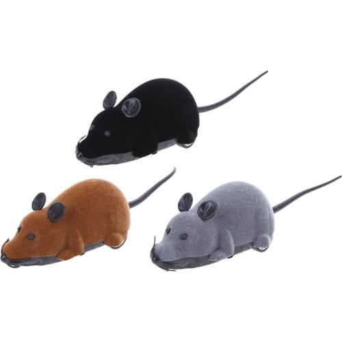 1PC 3Colors Mouse Toys Wireless RC Mice Cat Toys Remote Control False Mouse Novelty RC Cat Funny Playing Mouse Toys For Cats