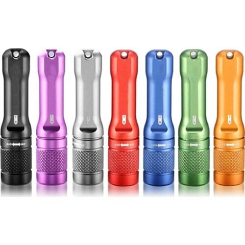 Jiguoor A01 Waterproof 102LM 4 modes Mini Keychain Key chain Nichia 219B Led light Flashlight lamp AAA Torch