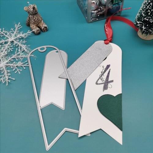 Metal cutting dies Bookmark tag dies for DIY Scrapbooking Embossing Decorative Crafts Supplies Cards Making