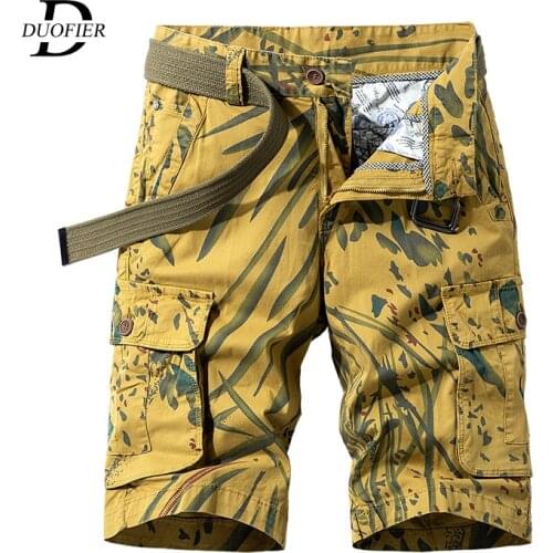 2021 Summer New Camouflage Tactical Cargo Shorts Men Jogger Military Cargo Shorts Men Cotton Casual Loose Men Sweat Shorts