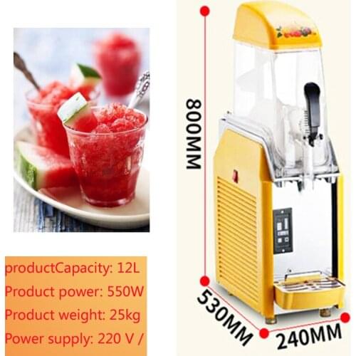 Continuous Ice Machine Big Power Electrical Commercial Ice Shaving Machine Ice Crusher Ice Block Machine