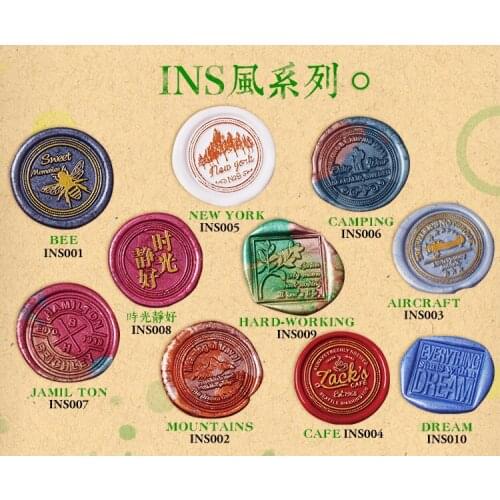 Customize brasss tamp Romance love Box gift set personalized letter name/Sealing Wax/wedding Wax Seal Custom invitation stamp