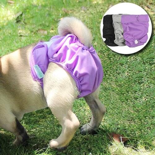 Diapers for Female Dogs Menstruation Underwear Diapers Panties Reusable Contraception Hygienic Panties for Small Large Dogs Pets