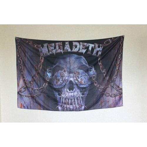 Rock Hip Hop Reggae Posters Banners Music Studio Wall Decoration Hanging Painting Waterproof Cloth Polyester Fabric Flags a5