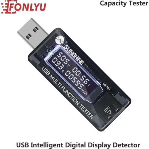 SUNSHINE SS-302A QC 4.0 LCD Current Voltage Charger Capacity Tester USB Charger Intelligent Digital Display Testing Instrument