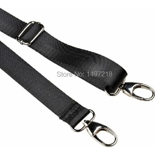 Free shipping 3.8*150cm shoulder bag accessories taping Nylon Strap webbing belt with Double hanger hook for bags