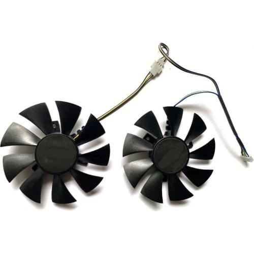 DIY 2PCS 85MM GA91S2H T129215SU PLD09210S12HH 4pin Cooling Fan For Gigabyte GTX 1050 1060 1070 960 RX 470 480 570 580 Graphics