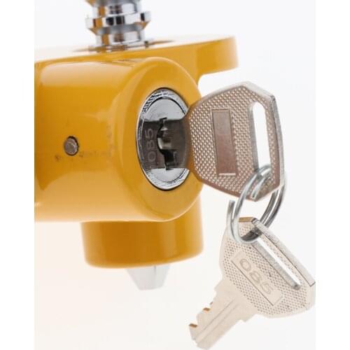 Hitch Ball Coupler Lock Trailer Works on 2" 1 7/8" 2-5/16" Balls ! 2 Keys