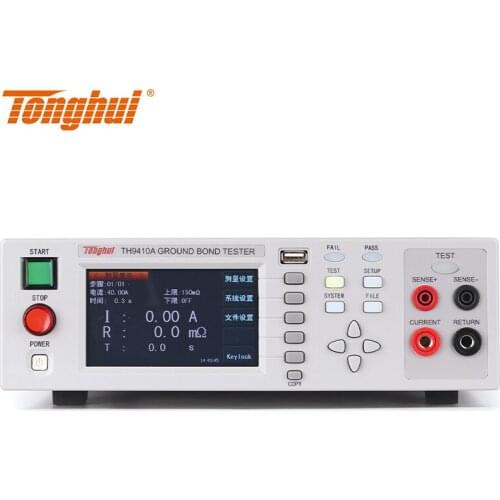 Tonghui TH9410A/TH9411A Programmable AC Ground Resistance Tester 45A 32A Current