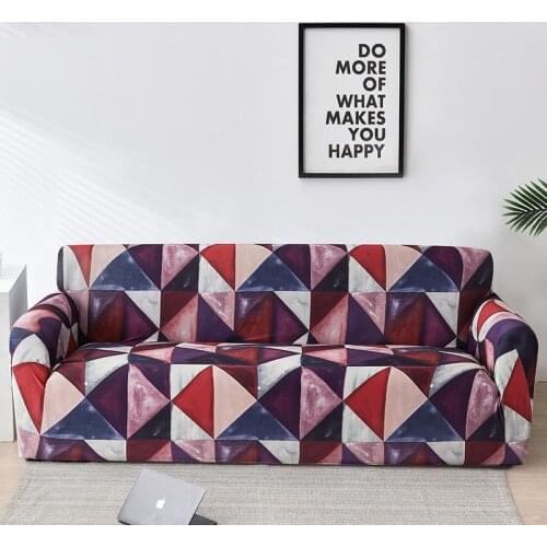 42Geometric Elastic Sofa Covers for Living Room Stretch Modern Non-slip Couch Cover Sofa Slipcover Chair Protector 1/2/3/4