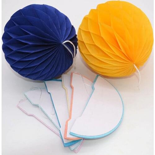 5Pcs 5/10/15/20CM Tissue Paper Lantern Honeycomb Ball Hanging Flower Birthday Wedding Party Decoration Paper Crafts Baby Shower