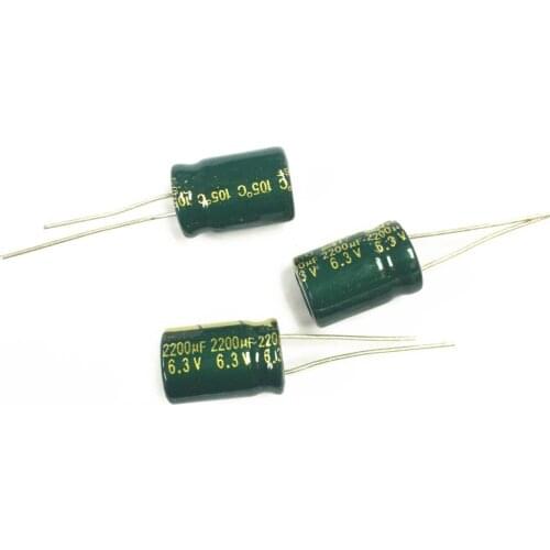 6.3V 2200UF 2200UF 6.3V 10*20MM Electrolytic Capacitor DIP2 NEW Original
