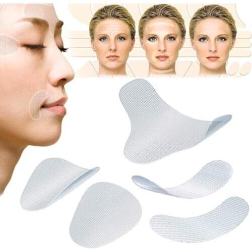 12+24+27pcs)Facial Line Wrinkle Sagging Skin Lift Up Tape Frown Smile Lines Forehead Anti-Wrinkle Patches Anti-aging Sticker