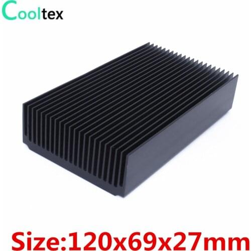 High power 120x69x27mm Aluminum heatsink Extruded heat sink radiator for Electronic LED heat dissipation cooler cooling