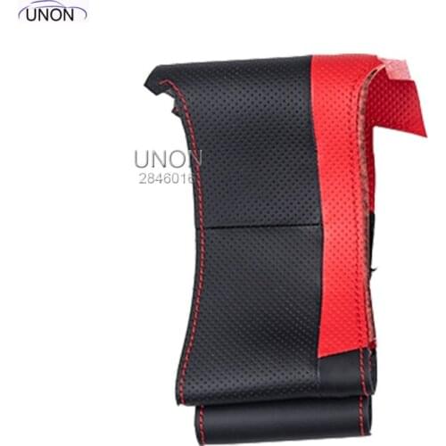 For Honda Fit 2021 Steering Wheel Cover The Fourth Generation Gr9 Interior Modification Special Hand-Stitched Leather Cover