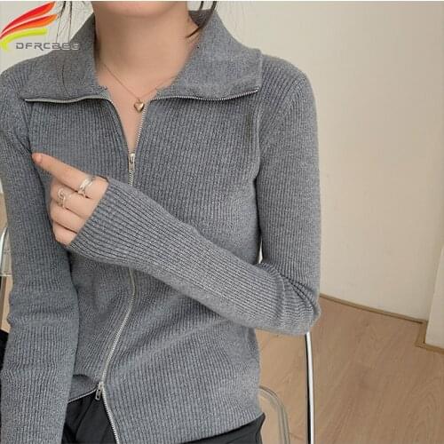 DFRCAEG Women's Cardigans With A Zipper China