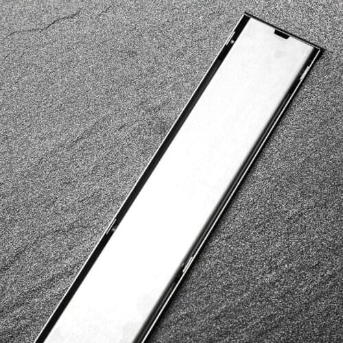 Shower Drain 304 Stainless Steel Shower Floor Drain Long Linear Drainage Drain for Hotel Bathroom Kitchen Floor