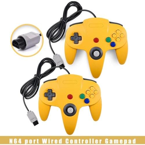 Gamepad Wired Controller Joystick For Nintend Portable 64 Consoles Accessories Game Joypad Handle For Gamecube N64 PC Controller