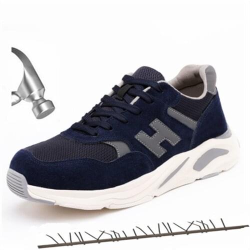 Indestructible Ryder Shoes Men and Women Steel Toe Cap Work Safety Shoes Puncture-Proof Boots Lightweight Breathable Sneakers