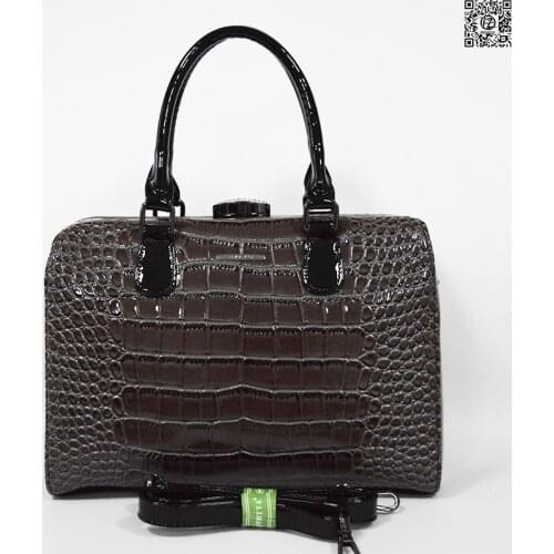 POSSESS BRAND, woman bag, crocodile embossed