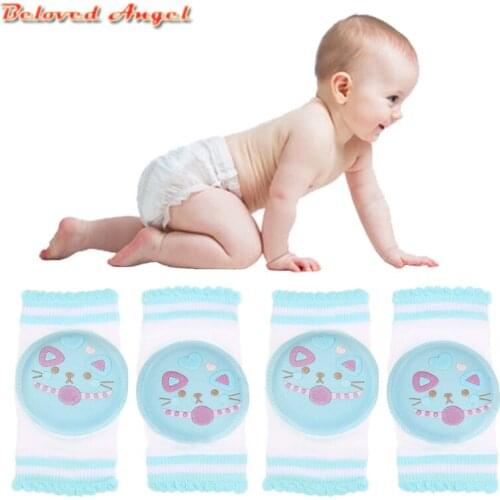 1 Pair Infant Toddler Knee Pads Anti Slip Crawling Safety Leg Warmers Crawling Accessory Baby Knees Thick Harnesses Leashes